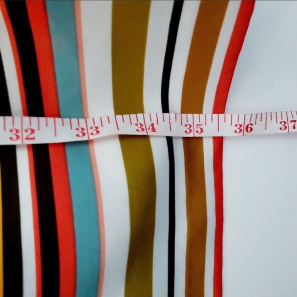 CeCe Cynthia Steffi Stripped A Line Dress NWOT - Picture 8 of 8